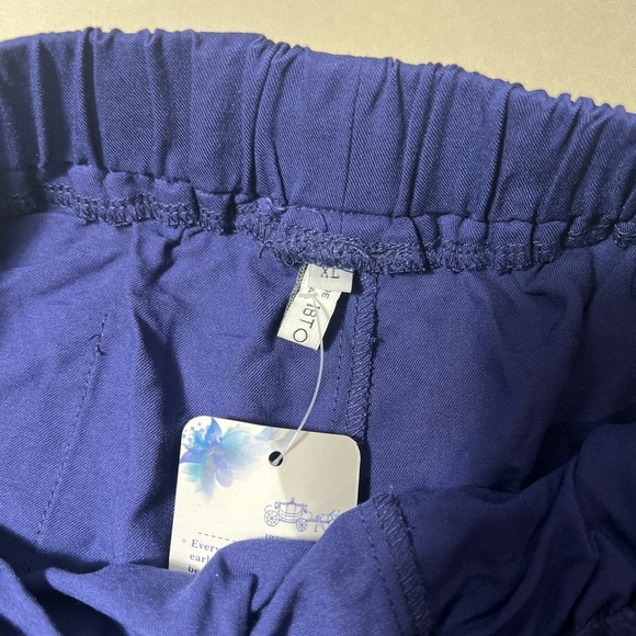 IBTOM CASTLE Navy Blue Fringe Hem Shorts – Size Large (NWT) - Picture 7 of 9